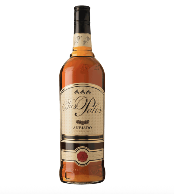 Coñac Tres Palos 38° Botella 1 L